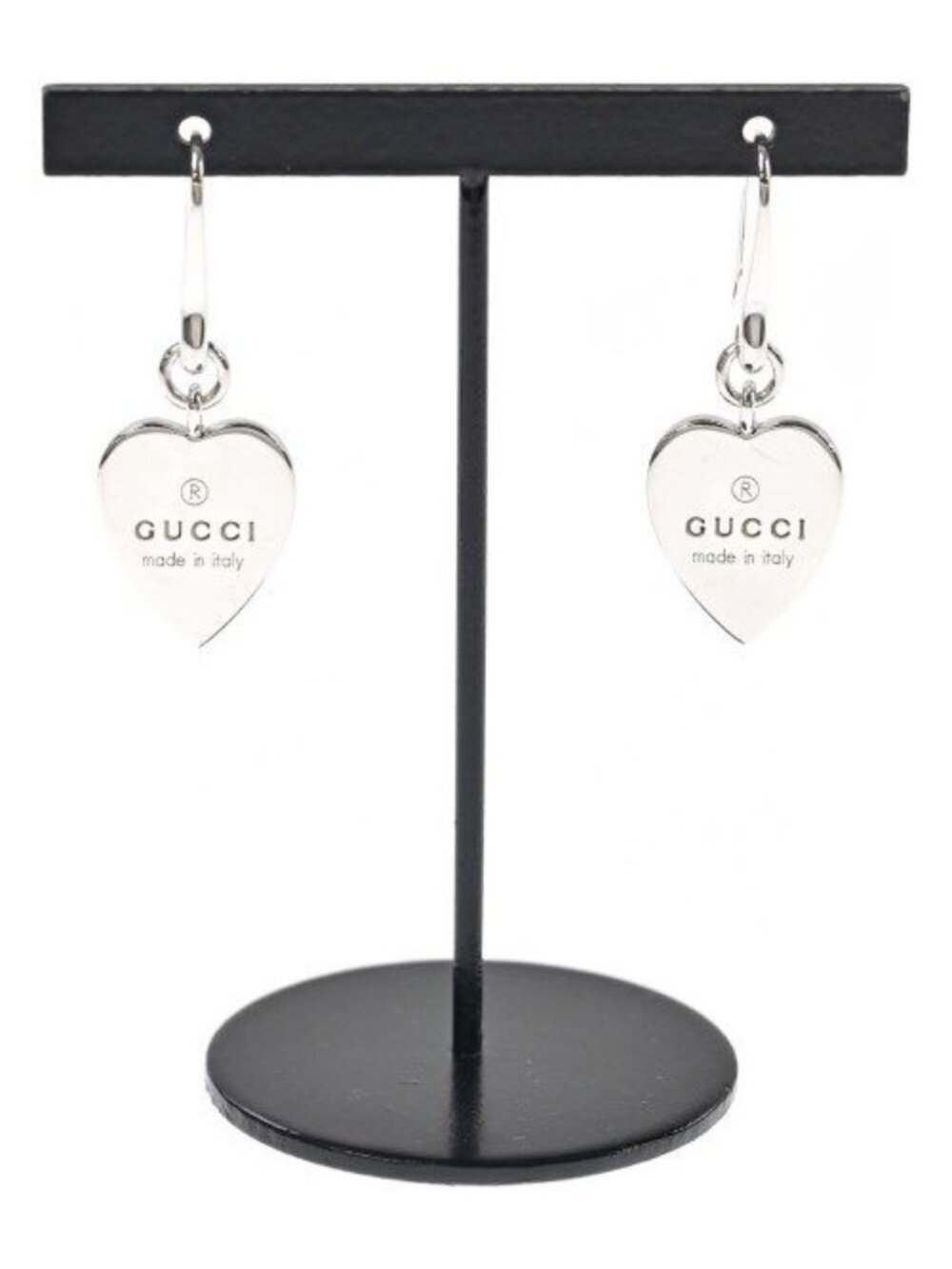 Gucci Trademark Heart Earrings New